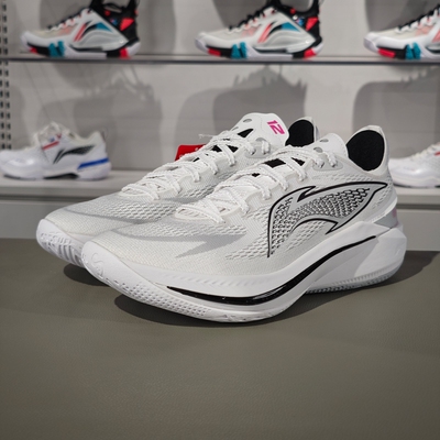 李宁正品音速12 V2男子高回弹轻便耐磨专业比赛篮球鞋ABAU027-4