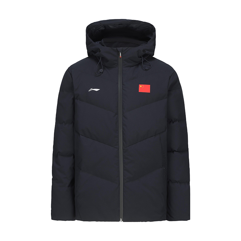 李宁正品男子防风保暖羽绒服