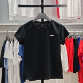 文化衫 女士夏季 运动休闲透气圆领舒适短袖 李宁正品 T恤AHSR792