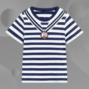 T恤YHST055 X唐老鸭系列男小童透气舒适短袖 Lining 李宁正品