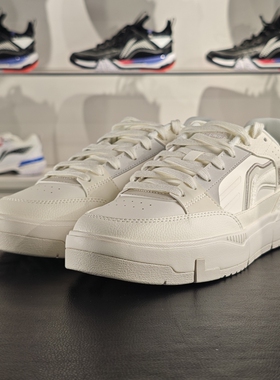 李宁正品COMMON 80S男子柔软回弹简约百搭运动休闲鞋AGCU055-1