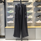 李宁正品 AKXV316 x英雄联盟联名款 女子宽松舒适百搭梭织直筒长裤