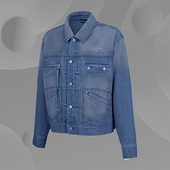 Lining 潮流宽松休闲水洗牛仔外套AJDT069 时尚 李宁正品 男女同款