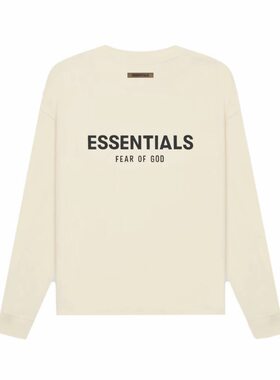 Essentials Fear Of God 大logo字母 21FW长袖T恤打底