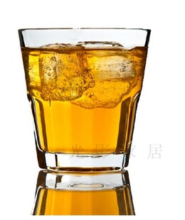 八角杯玻璃啤酒杯KTV酒吧威士忌杯多棱水杯直布罗陀杯利比款140ml