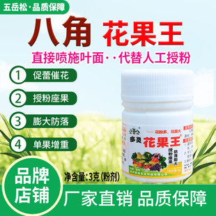 花果王八角授粉座果喷施叶面代替人工授粉增花粉提高座果防落果