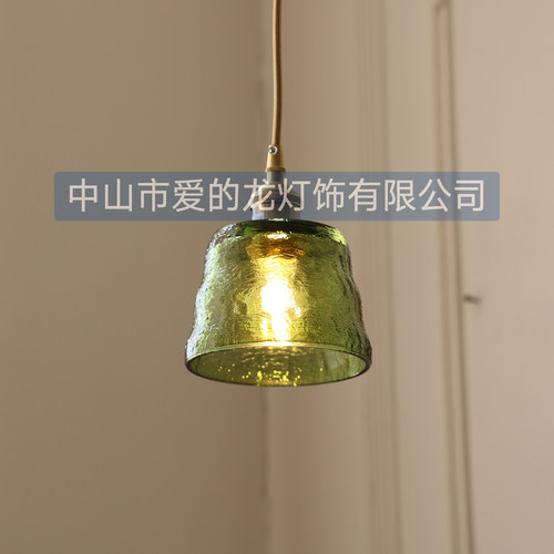 北欧风餐厅吊灯丹麦极简吧台餐桌磨砂玻璃灯具创意卧室床头小吊灯