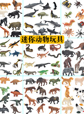 小动物模型迷你仿真小恐龙玩具