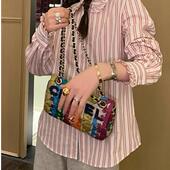 天才女友复古学院粉色条纹翻领花边叠穿衬衫 rouge周美美 我