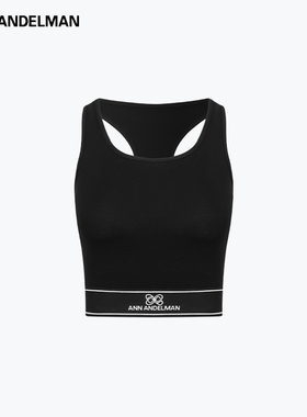 ANNANDELMAN官方直营黑色镂空背心吊带女内搭运动修身套头可外穿
