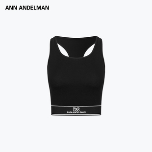 ANNANDELMAN官方直营黑色镂空背心吊带女内搭运动修身套头可外穿