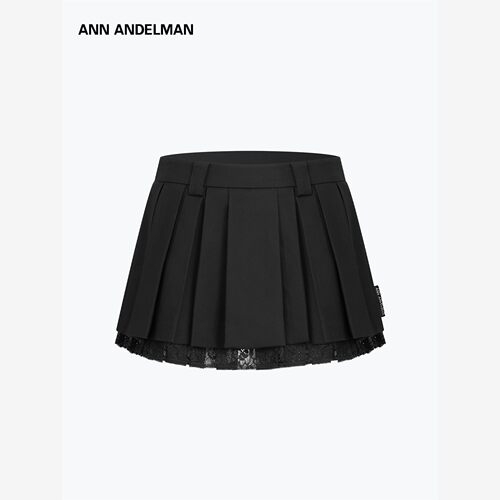 ANNDELM蕾丝西装双层百
