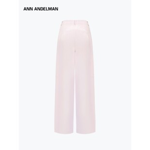 ANN ANDELMAN官方直营结构弯刀工装裤女秋冬宽松休闲裤子清新甜美