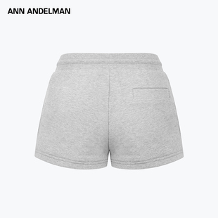ANN ANDELMAN官方直营2025年新品灰色运动拉链衫卫衣套装休闲短裤