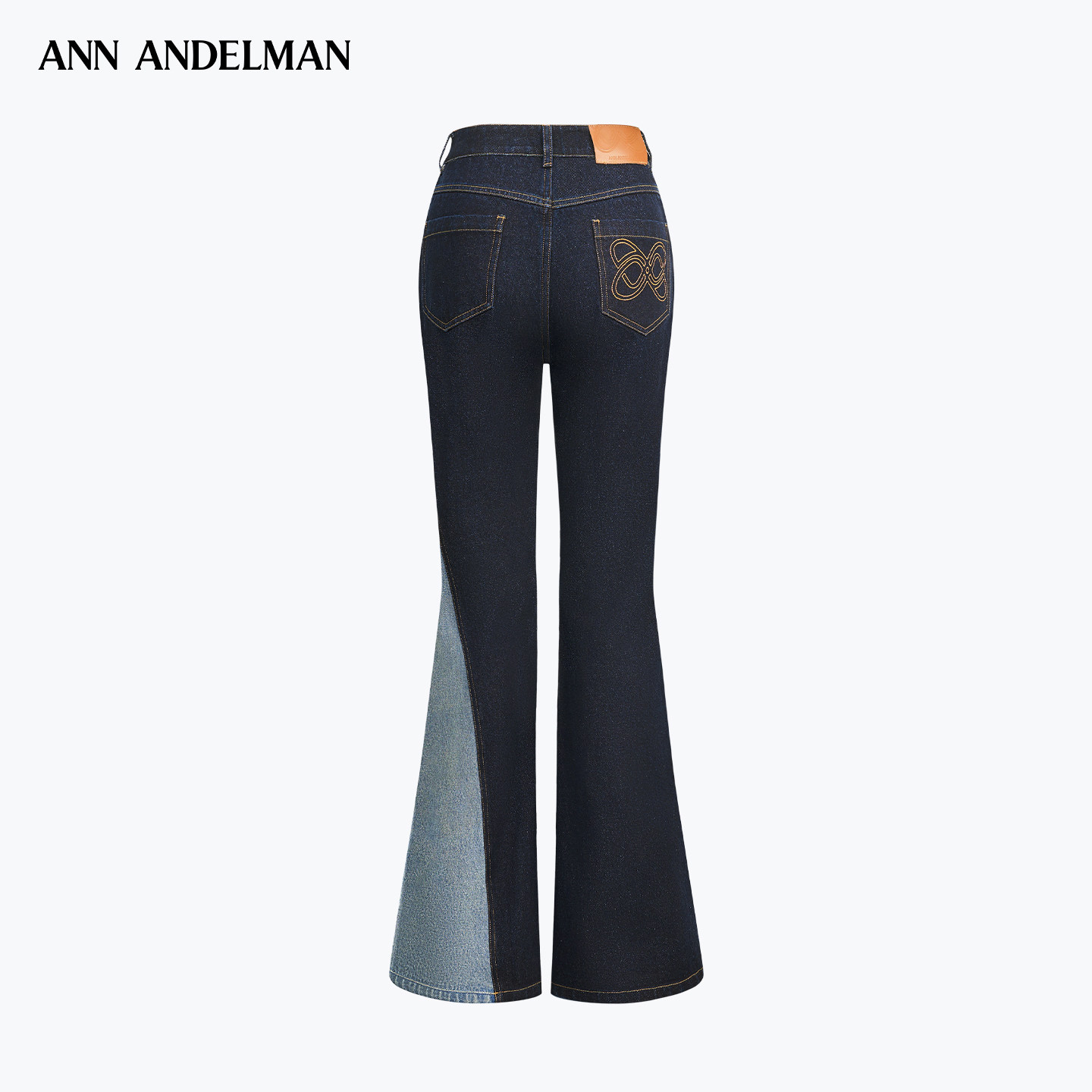 ANNDELM撞色拼接微喇叭