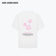ANN 上衣网球印花T恤 纯色圆领宽松短袖 ANDELMAN官方直营 2025新款