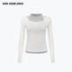 修身 ANN ANDELMAN官方直营圆领套头设计感打底衫 两件套针织上衣女