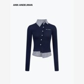 ANN ANDELMAN假两件毛织