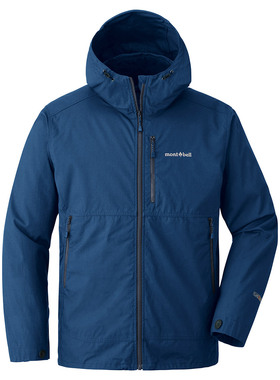 日本代购 montbell户外男款露营阻燃连帽派克大衣外套2103111