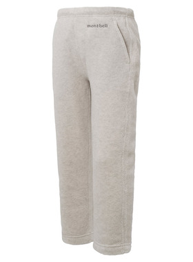 montbell儿童秋冬抓绒保暖宽松直筒运动裤休闲裤1105559/1105558