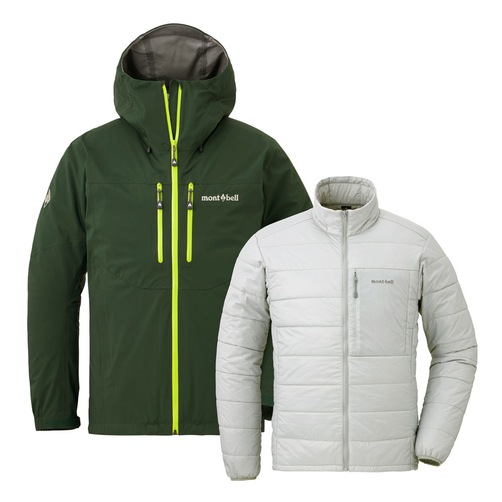 montbell户外滑雪防水冲锋衣男款