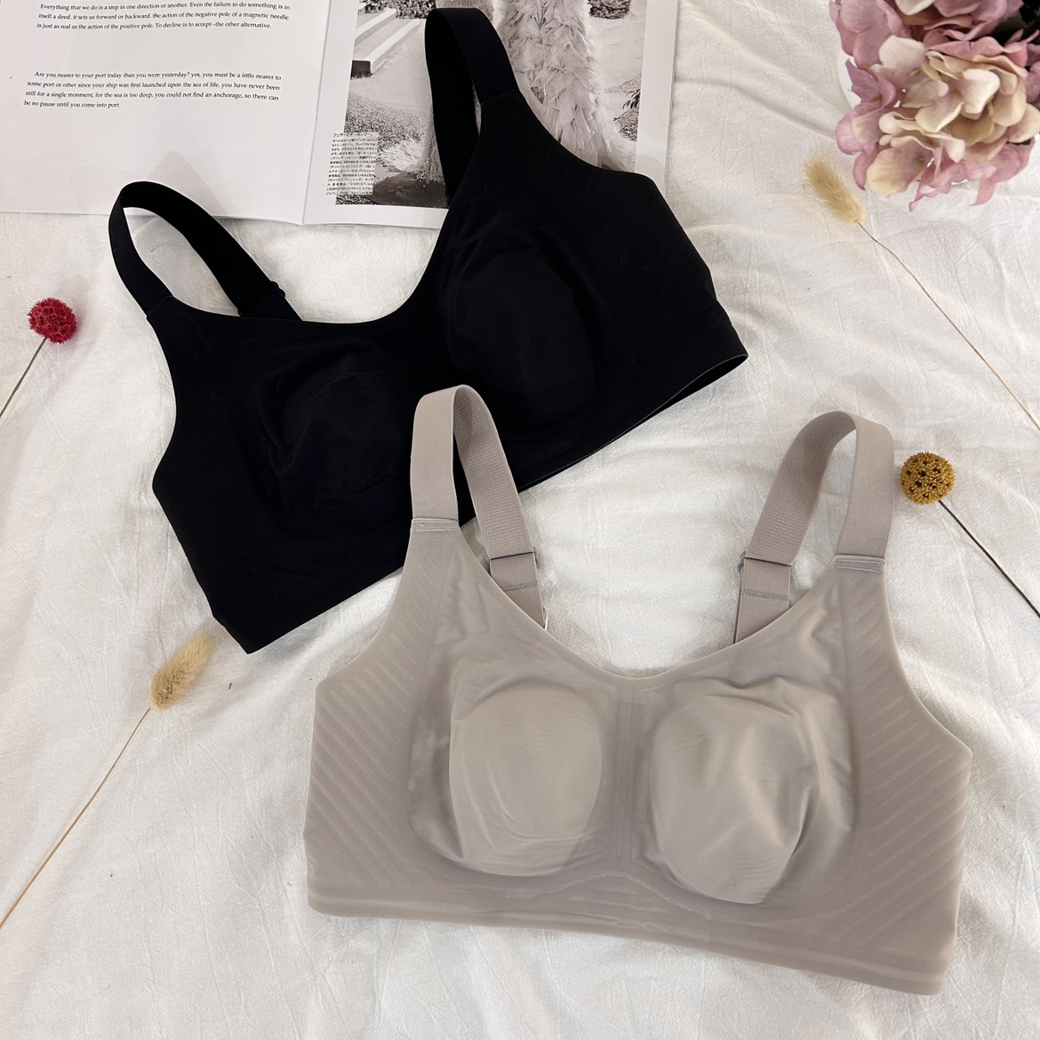 大胸内衣古妃收副防下垂无痕运动