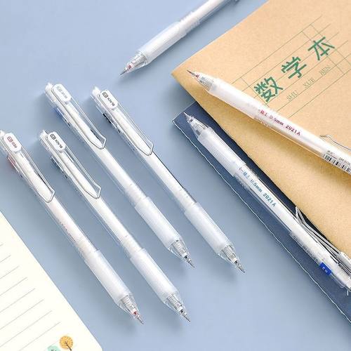 东米按动中性笔学生st精工淡风