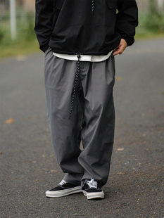 日系潮牌速干宽松廓形杜邦Sorona®三防Chino百搭户外休闲裤 男潮