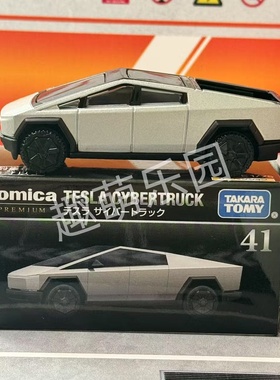 TOMICA多美卡黑盒TP41特斯拉赛博皮卡车TESLA CYBERTRUCK合金车模
