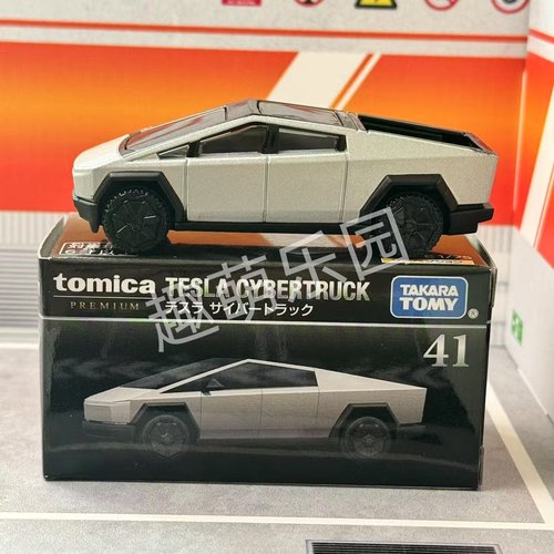 TOMICA多美卡黑盒TP41特斯拉赛博皮卡车TESLA CYBERTRUCK合金车模