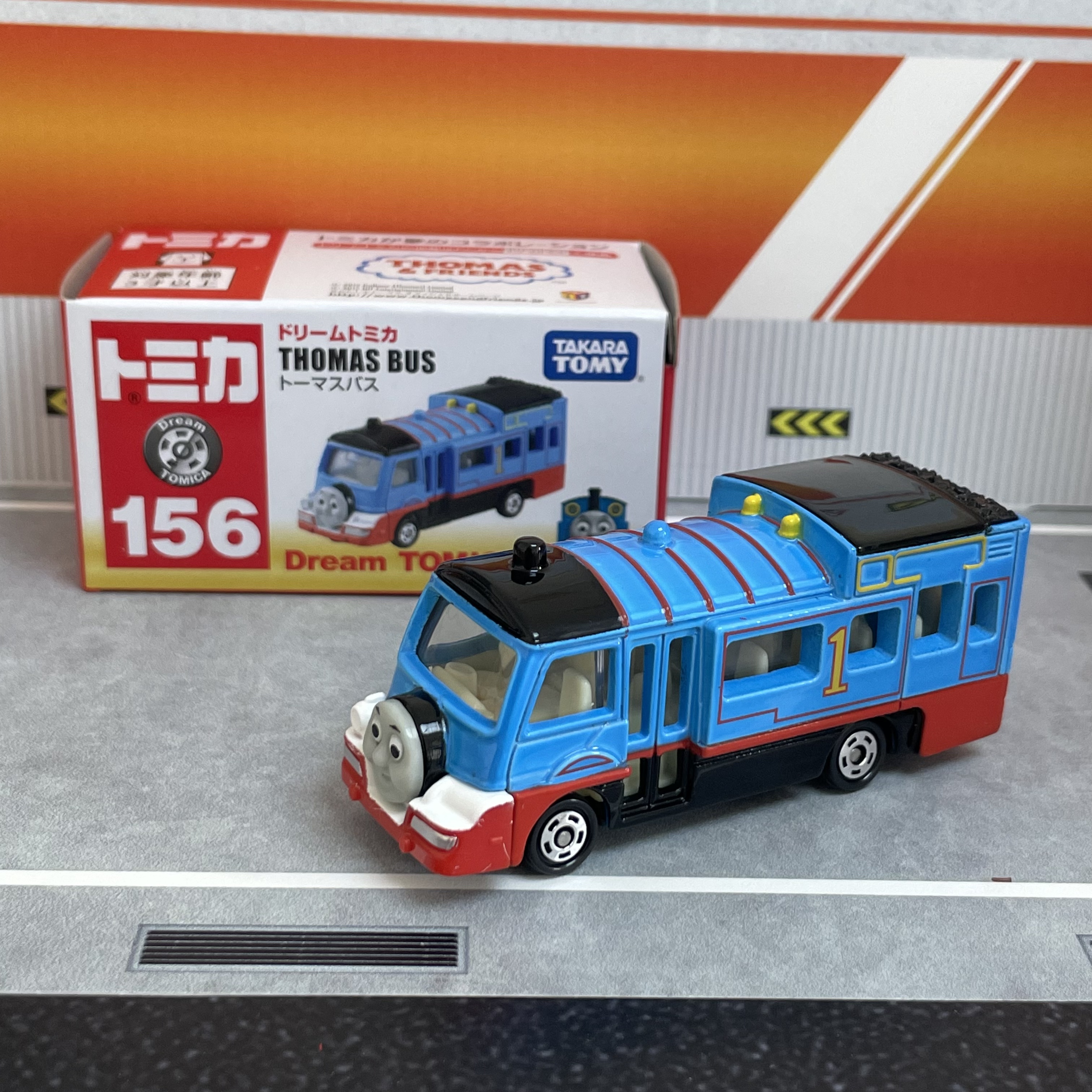 TOMY多美卡合金收藏TOMICA车模型Dream 156号托马斯小火车玩具车
