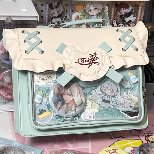 Taimo绵绵犬原创痛包单肩双肩斜挎日系学生日常通勤上学校园甜包