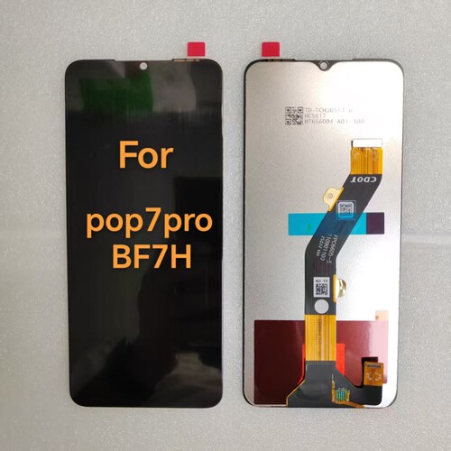 适用于TECNO POP 7 Pro BF7 液晶显示屏内外一体手机触摸屏幕总成