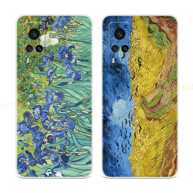 大师油画适用vivo nex手机壳x60x50x27印象派pro+梵高3文艺5g抽象