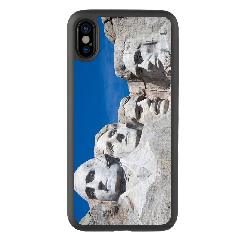 适用于xs欧美xr总统山公园雕像8p手机壳iPhone13适用苹果14硅胶15