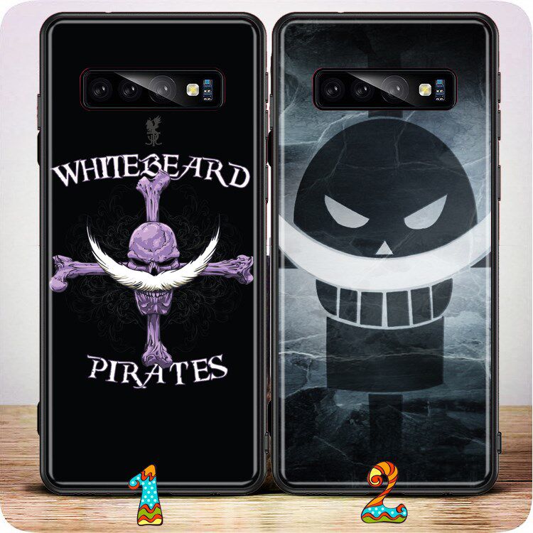 三星S10+ S8 s9 S10e note8 note9海贼王白胡子潮手机壳适用13xr