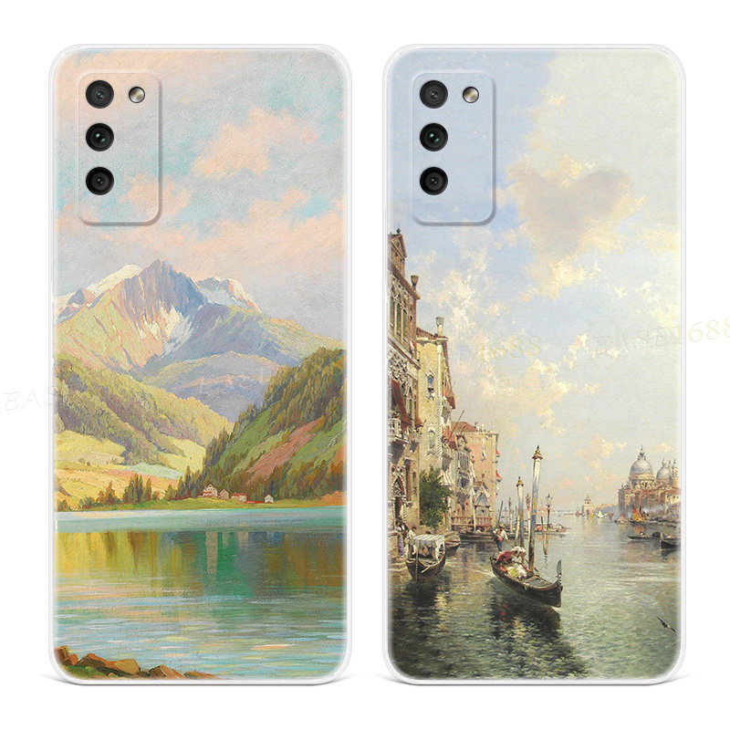 宁静的风景油画8适用华为