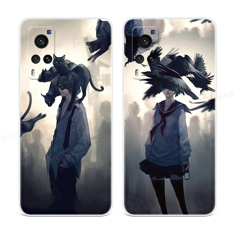 酷酷的情侣适用于vivo nex手机壳x60x50暗黑x27漫画pro+个性3软胶