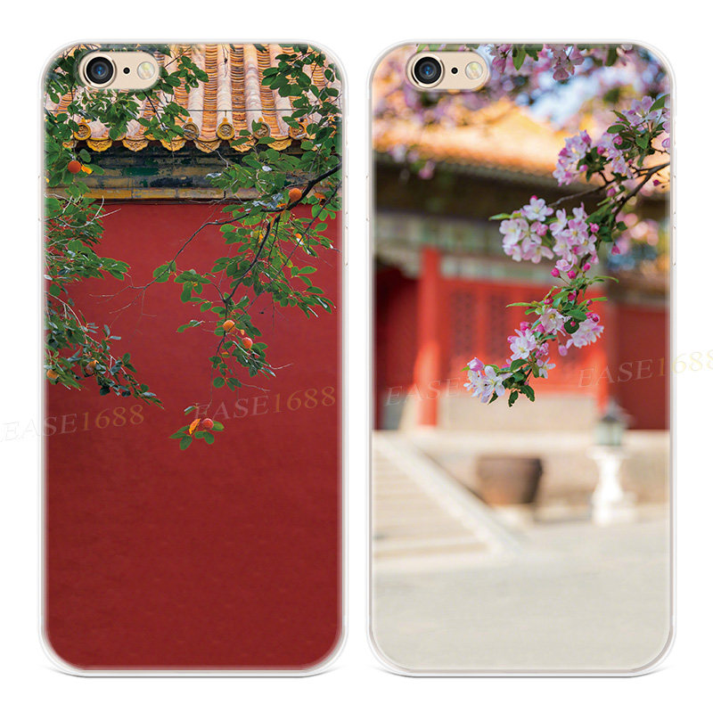 古典花卉适用iPhone8plus