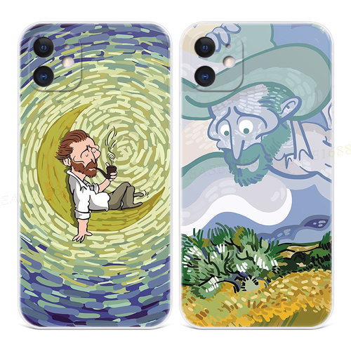 创意油画适用iPhone11苹果