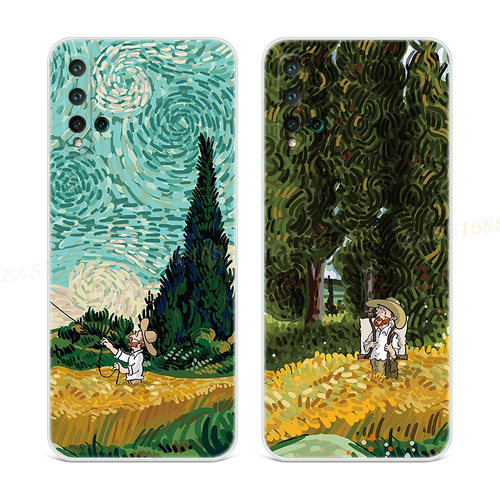 复古油画适用华为nova5pr