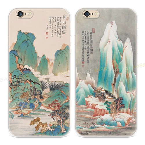 唯美国画适用iPhone8苹果1