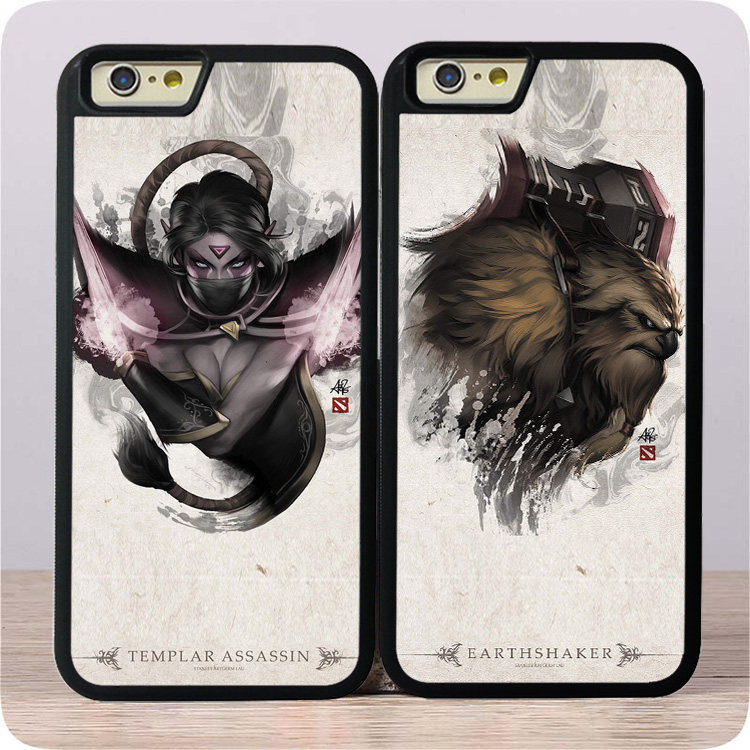 DOTA2圣堂刺客iphone6手机壳14pro苹果保护套男女新款潮玻璃适用