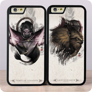 DOTA2圣堂刺客iphone6手机壳14pro苹果保护套男女新款潮玻璃适用