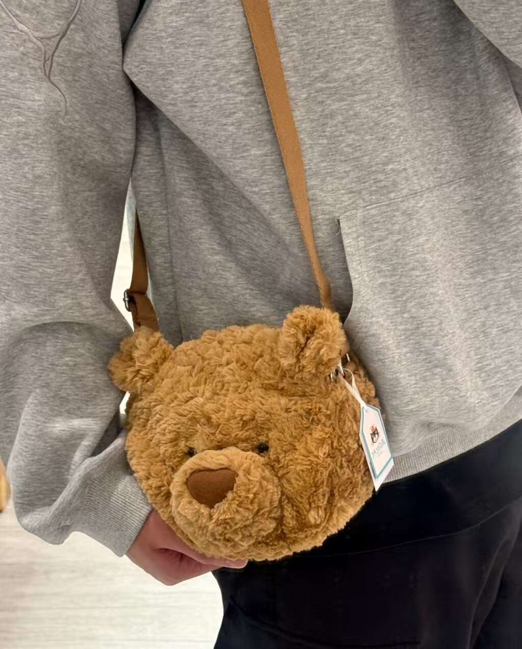 正版JELLYCAT巴塞罗熊腊肠狗咖啡杯可颂黑猫吐司太阳包包玩具