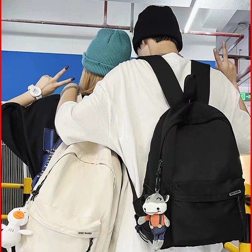 Мужской вместительный и большой ноутбук для путешествий для отдыха, сумка через плечо, школьный рюкзак для школьников, простой и элегантный дизайн, подходит для подростков