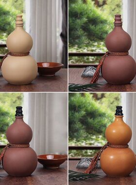 陶瓷葫芦酒瓶空瓶复古密