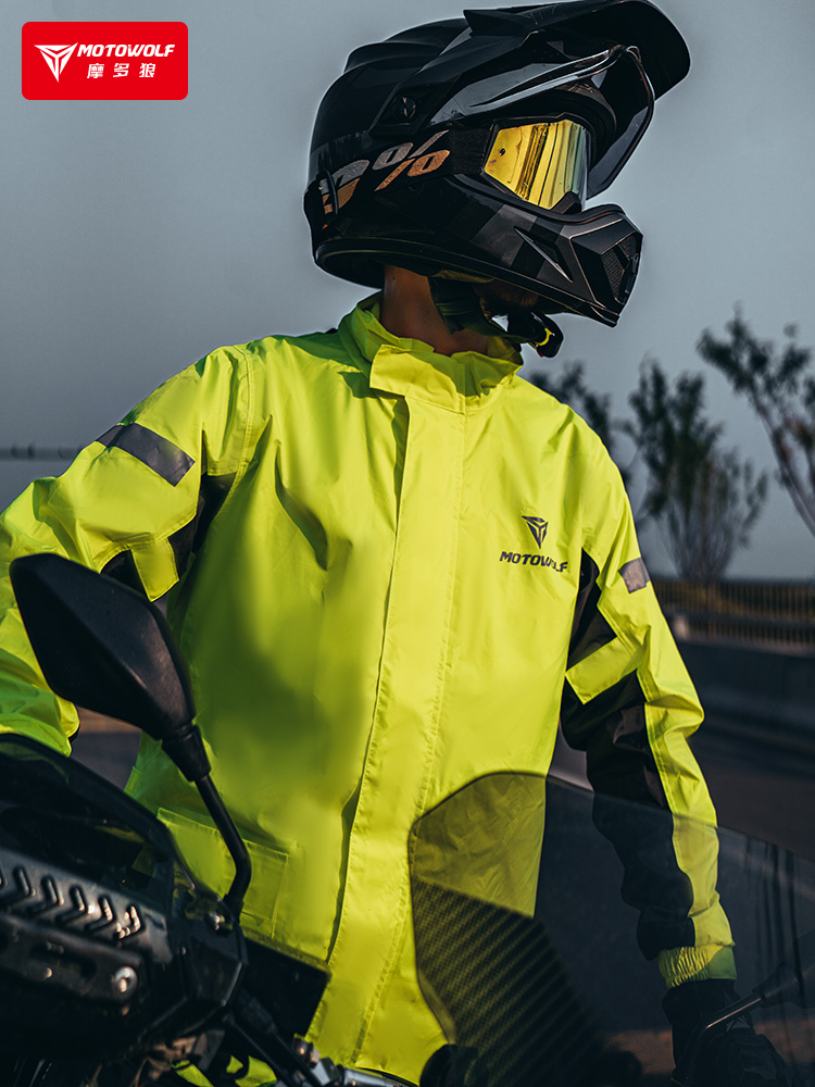 雨季电动车摩托车雨衣骑行雨裤机车防水单人分体套装雨披防暴雨服