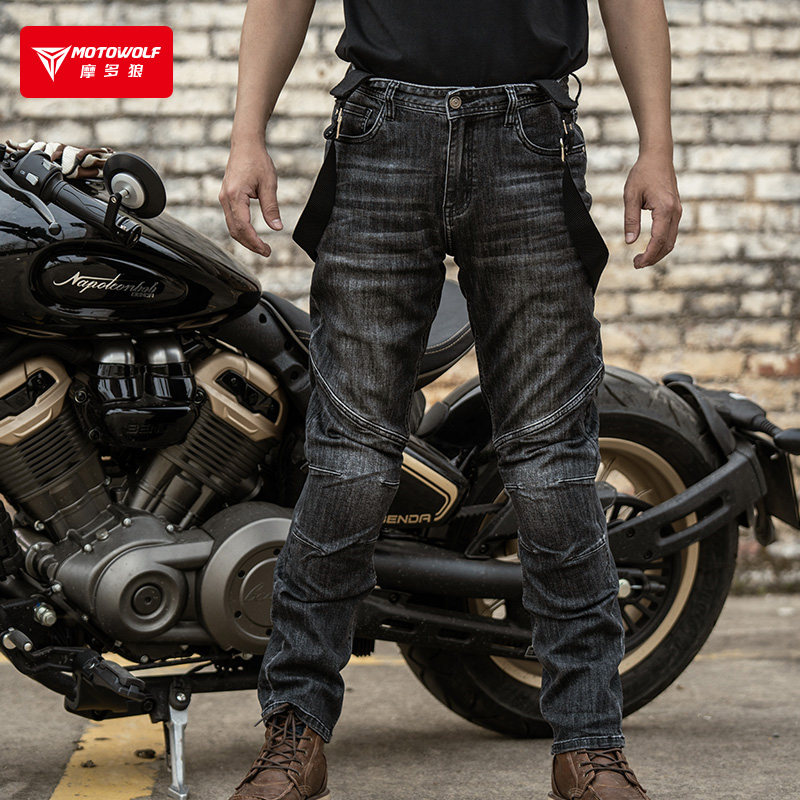 夏季摩托车牛仔裤骑行赛车裤机车骑士装备防摔护具休闲透气长裤男,摩托车/装备/配件,赛车裤,淘宝优惠券,粉丝福利购,淘宝优惠卷