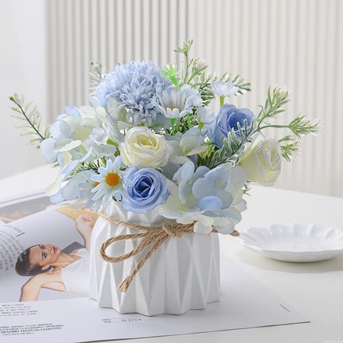 冰箱装饰摆件餐桌花插花艺塑料